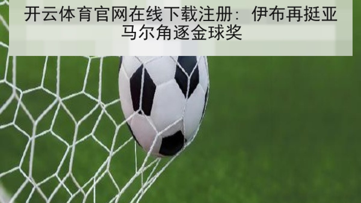 开云体育官网在线下载注册: 伊布再挺亚马尔角逐金球奖